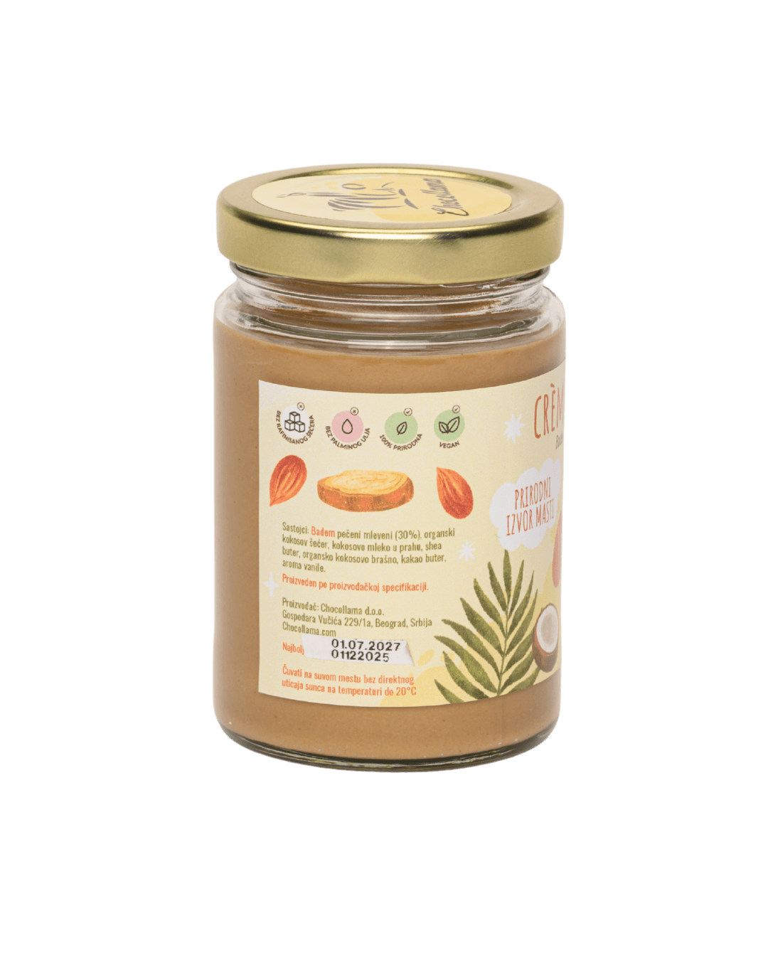 Crème de la crème - Badem namaz sa kokosovim mlekom